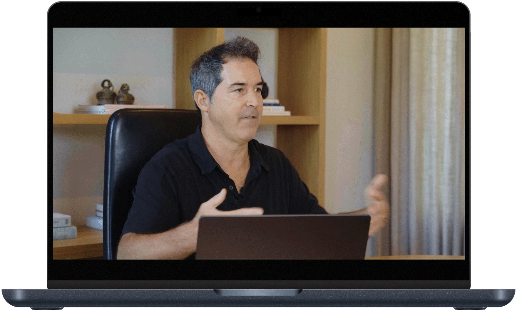 Somatic Energy training on laptop