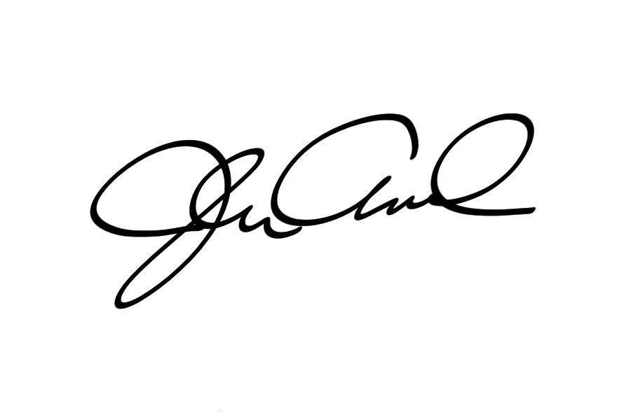 Dr. John Amaral's signature
